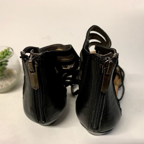 Sam Edelman DANA Black Suede Gladiator Sandals - Picture 6 of 8
